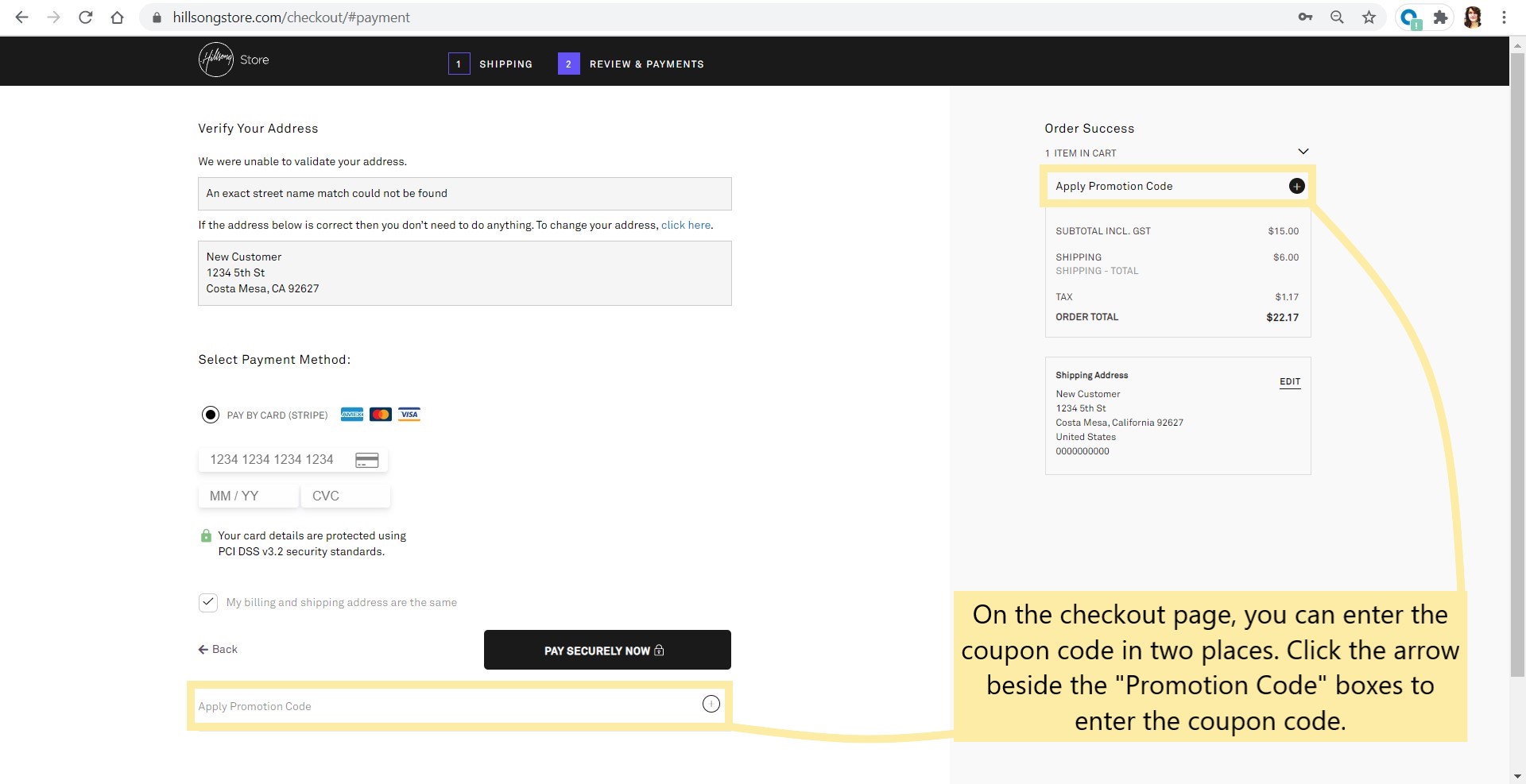 How To Apply a Coupon Code to Your Order Help & Support